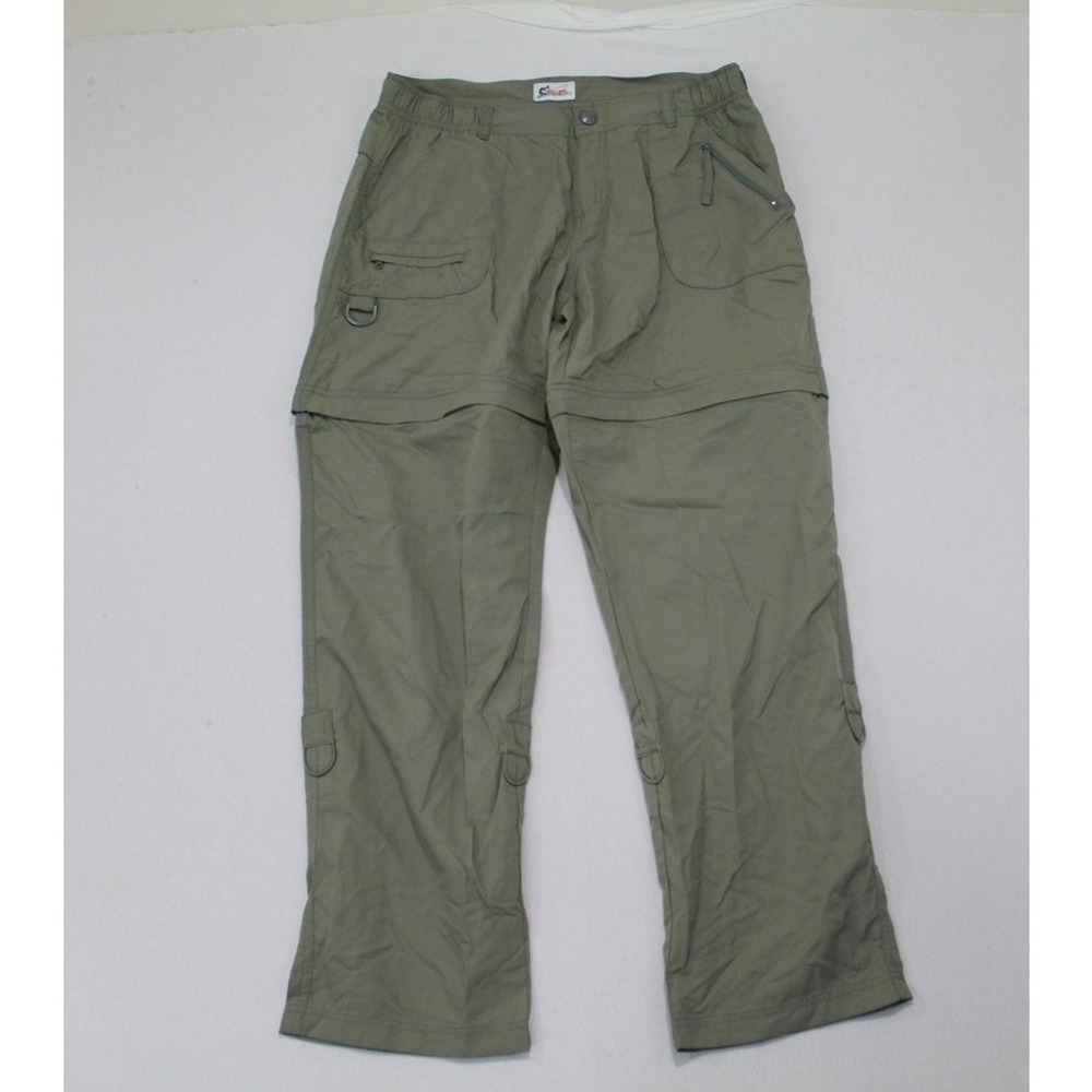 World Wide Sportsman Green Convertible Pants Casual Size Large